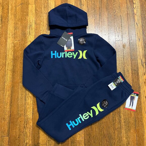 NWT Hurley Boys Fleeced Hoodie and Jogger - M (10/12)